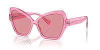 Dolce&Gabbana DG4463 Transparent Pink/Pink Internal Silver Mirror #colour_transparent-pink-pink-internal-silver-mirror