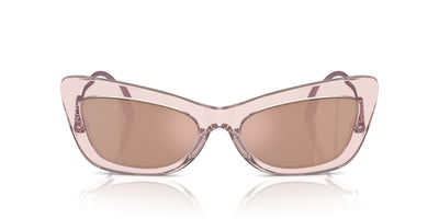 Dolce&Gabbana DG4467B Transparent Rose/Light Brown Pink Mirror #colour_transparent-rose-light-brown-pink-mirror