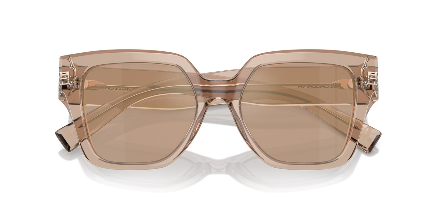 Dolce&Gabbana DG4471 Transparent Camel/Light Brown Flash Gold Mirror #colour_transparent-camel-light-brown-flash-gold-mirror