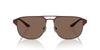 Emporio Armani EA2144 Matte Gunmetal/Bordeaux/Dark Brown #colour_matte-gunmetal-bordeaux-dark-brown