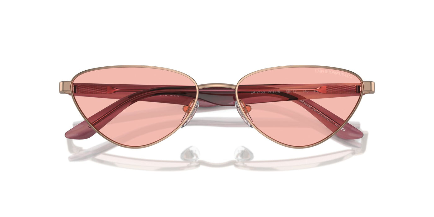 Emporio Armani EA2153 Shiny Rose Gold/Light Pink #colour_shiny-rose-gold-light-pink