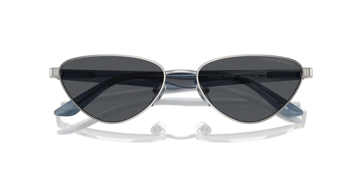 Emporio Armani EA2153 Shiny Silver/Dark Grey #colour_shiny-silver-dark-grey
