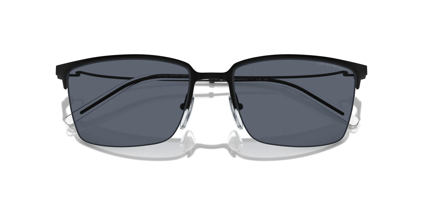 Emporio Armani EA2155 Matte Black/Dark Grey #colour_matte-black-dark-grey