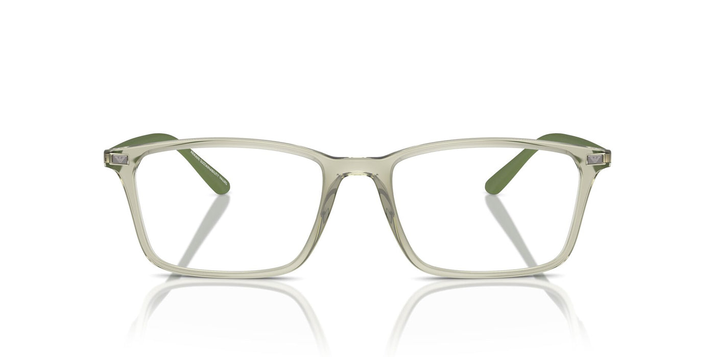 Emporio Armani EA3237 Shiny Transparent Green #colour_shiny-transparent-green