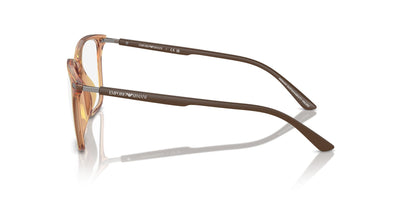 Emporio Armani EA3242U Shiny Transparent Brown #colour_shiny-transparent-brown