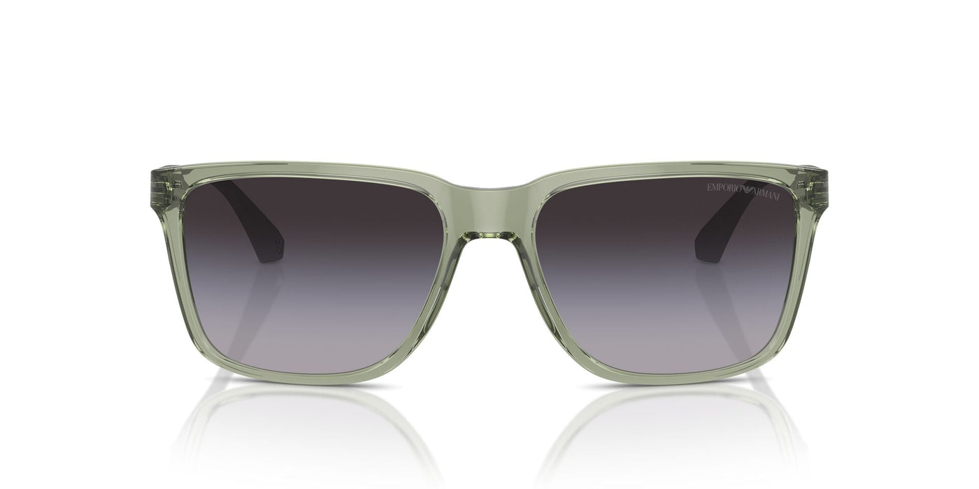 Emporio Armani EA4047 Shiny Transparent Green/Grey Gradient #colour_shiny-transparent-green-grey-gradient