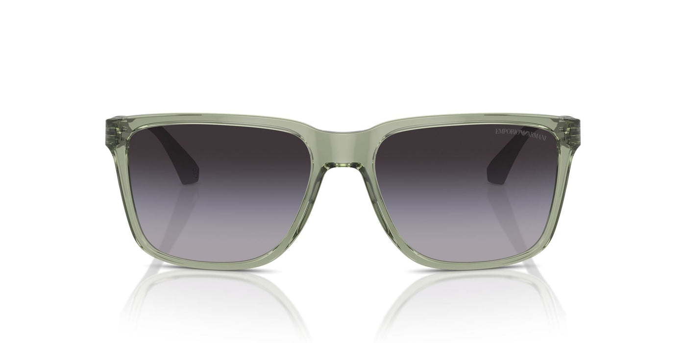 Emporio Armani EA4047 Shiny Transparent Green/Grey Gradient #colour_shiny-transparent-green-grey-gradient