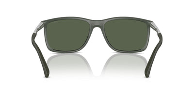 Emporio Armani EA4058 Matte Green/Dark Green Polarised #colour_matte-green-dark-green-polarised