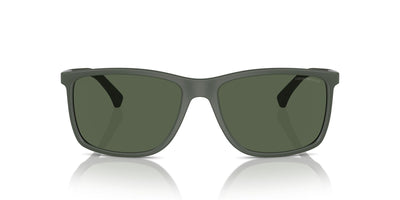 Emporio Armani EA4058 Matte Green/Dark Green Polarised #colour_matte-green-dark-green-polarised