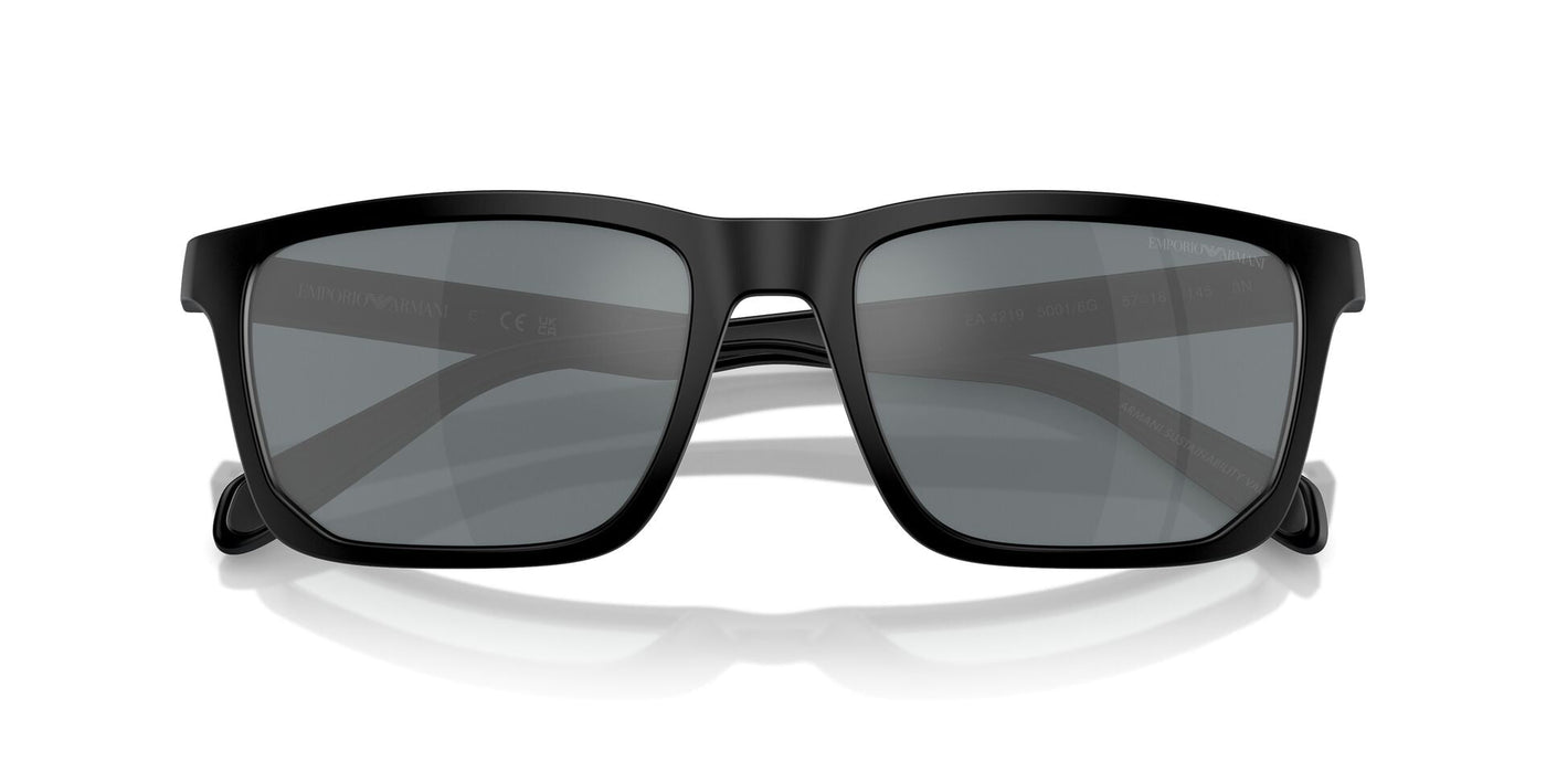 Emporio Armani EA4219 Matte Black/Grey Black Mirror #colour_matte-black-grey-black-mirror