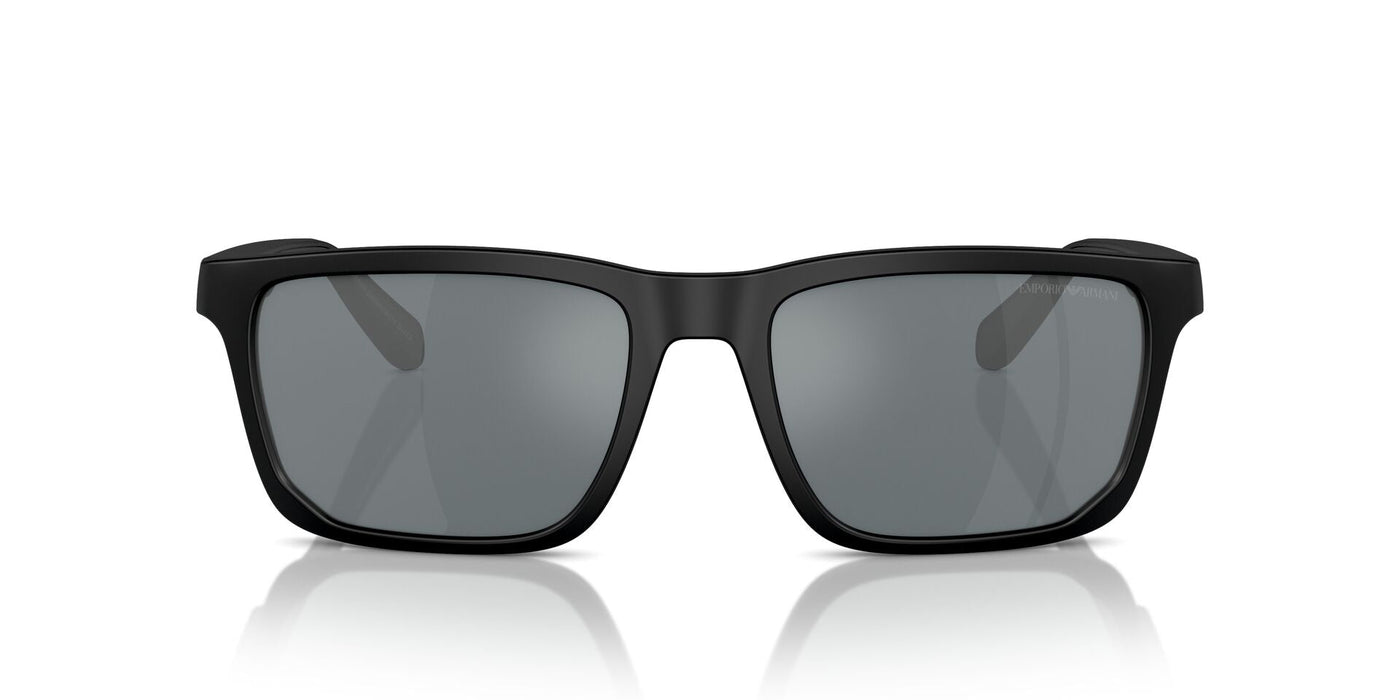 Emporio Armani EA4219 Matte Black/Grey Black Mirror #colour_matte-black-grey-black-mirror