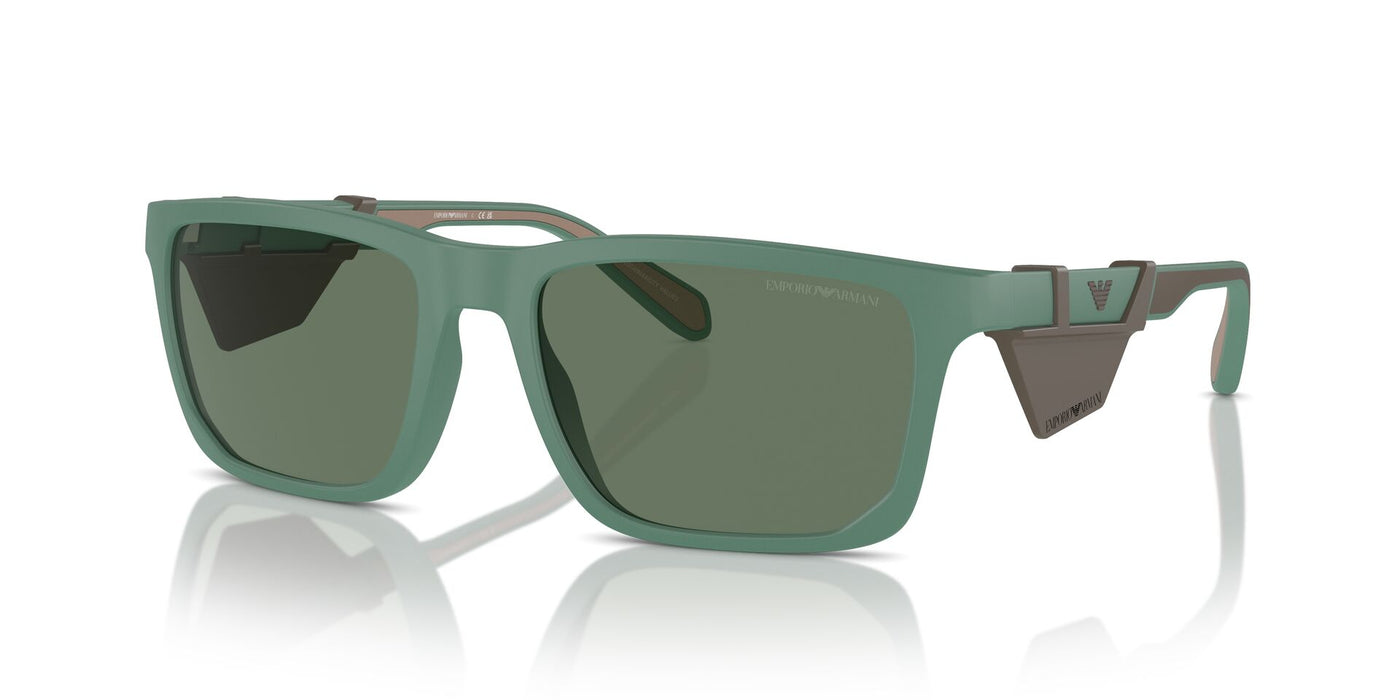 Emporio Armani EA4219 Matte Alpine Green/Dark Green #colour_matte-alpine-green-dark-green