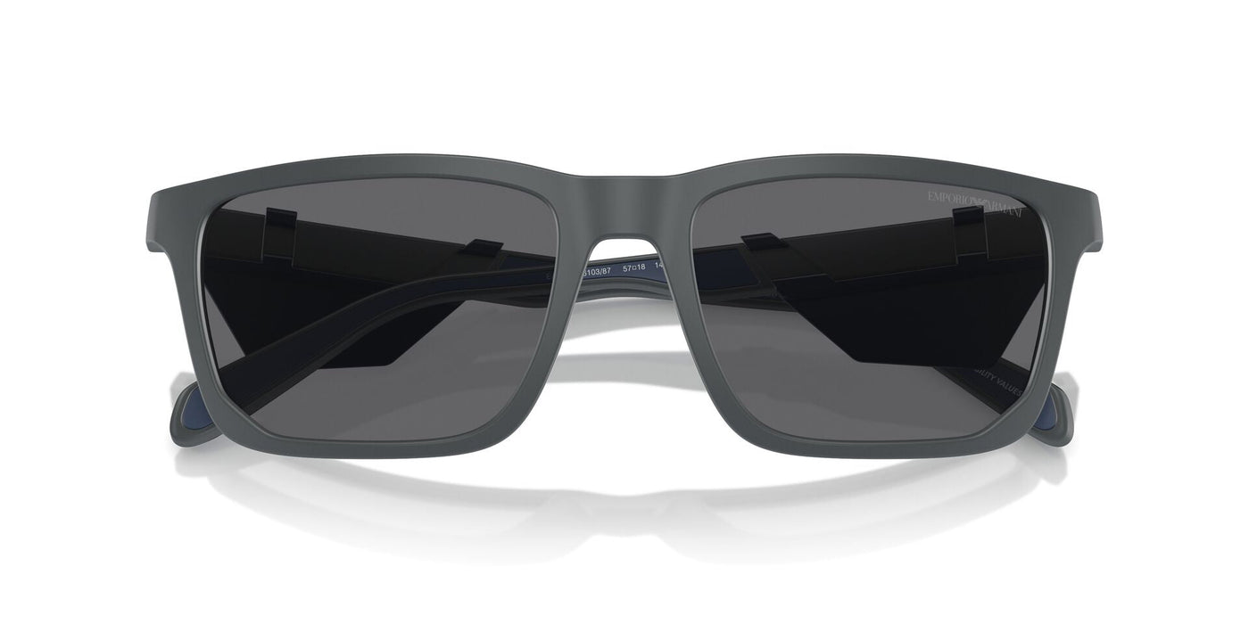 Emporio Armani EA4219 Matte Dark Grey/Grey Polarised #colour_matte-dark-grey-grey-polarised