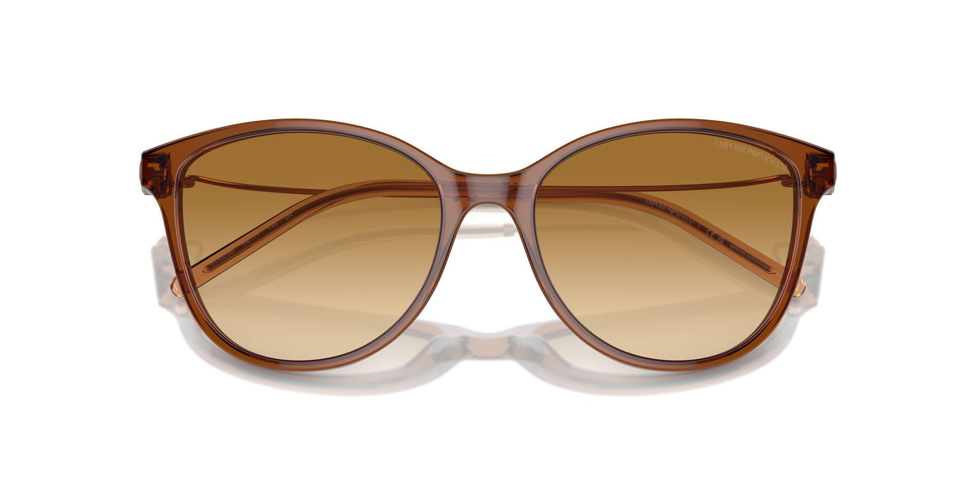 Emporio Armani EA4220 Shiny Transparent Light Brown/Yellow Light Brown Gradient #colour_shiny-transparent-light-brown-yellow-light-brown-gradient