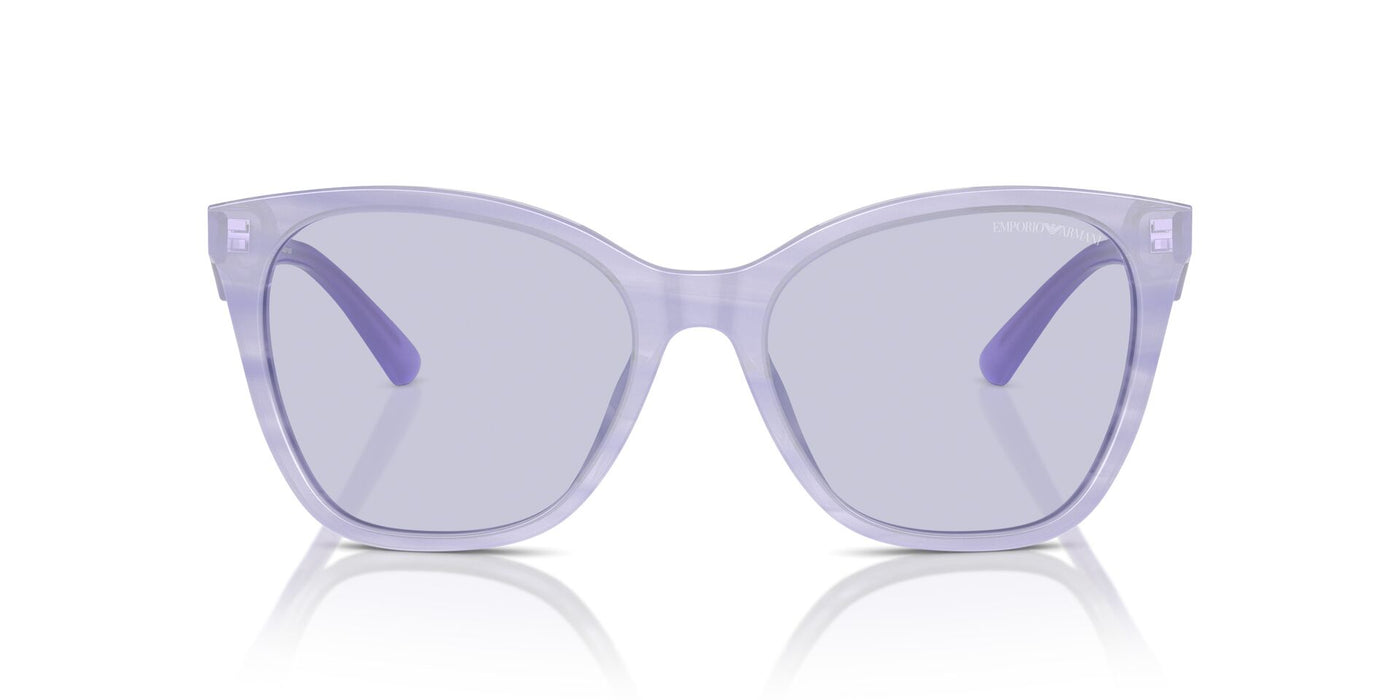 Emporio Armani EA4222U Shiny Striped Lilac/Lilac #colour_shiny-striped-lilac-lilac