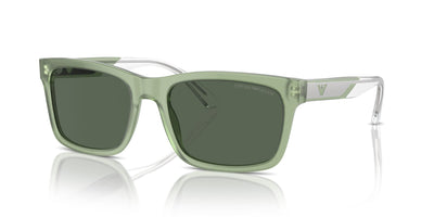 Emporio Armani EA4224 Shiny Opaline Green/Dark Green #colour_shiny-opaline-green-dark-green