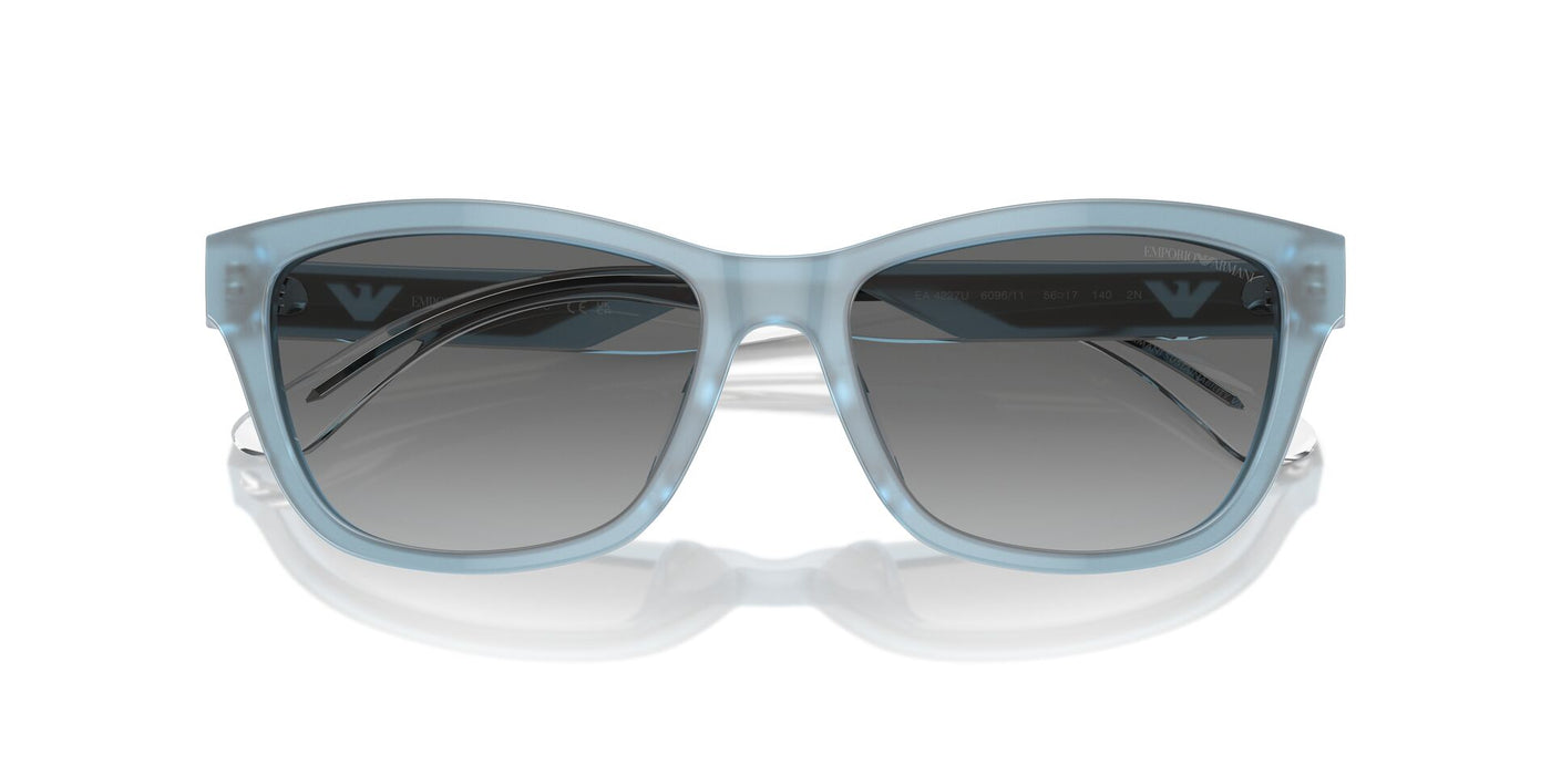 Emporio Armani EA4227U Shiny Opaline Azure/Grey Gradient #colour_shiny-opaline-azure-grey-gradient