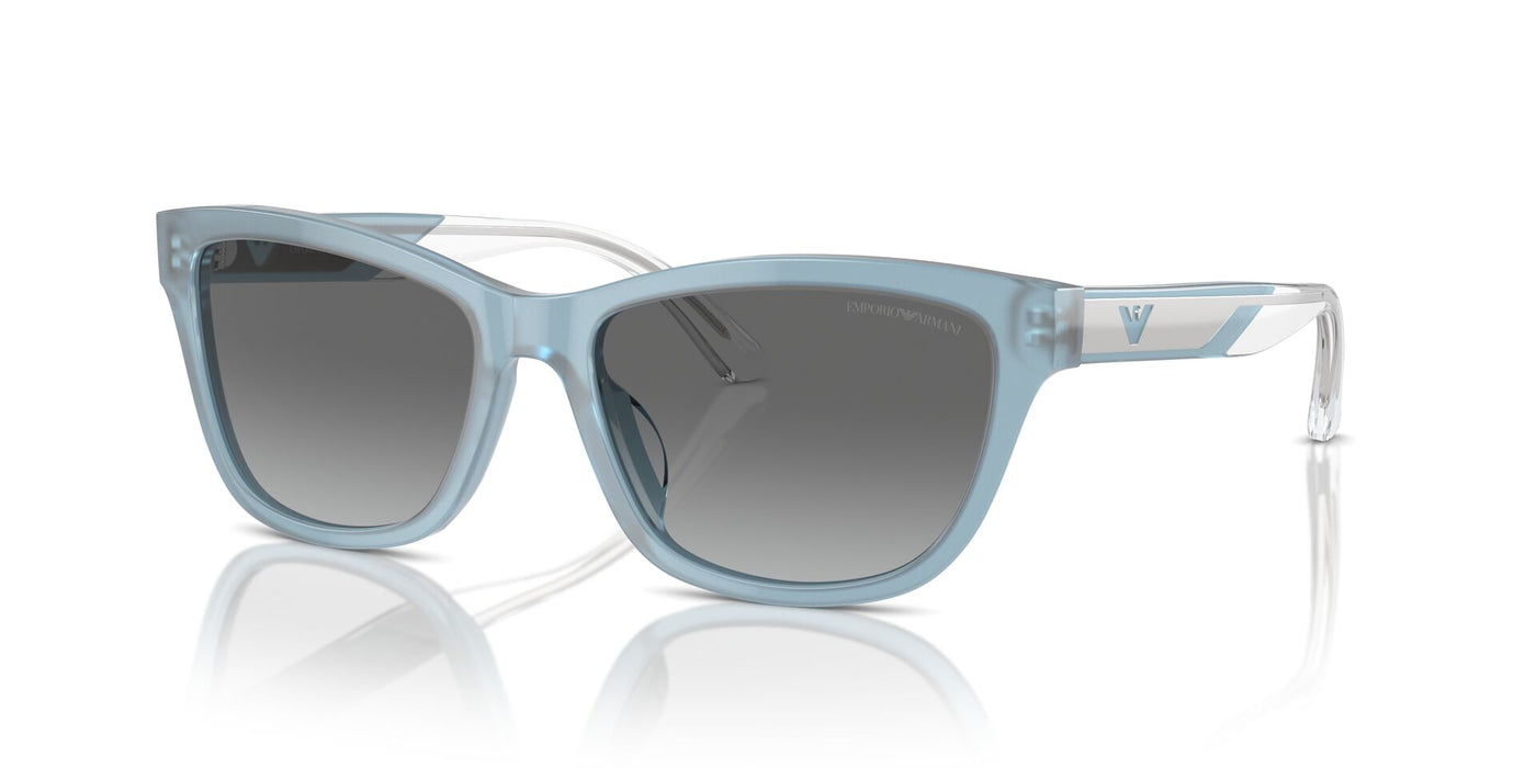 Emporio Armani EA4227U Shiny Opaline Azure/Grey Gradient #colour_shiny-opaline-azure-grey-gradient