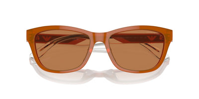 Emporio Armani EA4227U Opaline Orange/Brown #colour_opaline-orange-brown