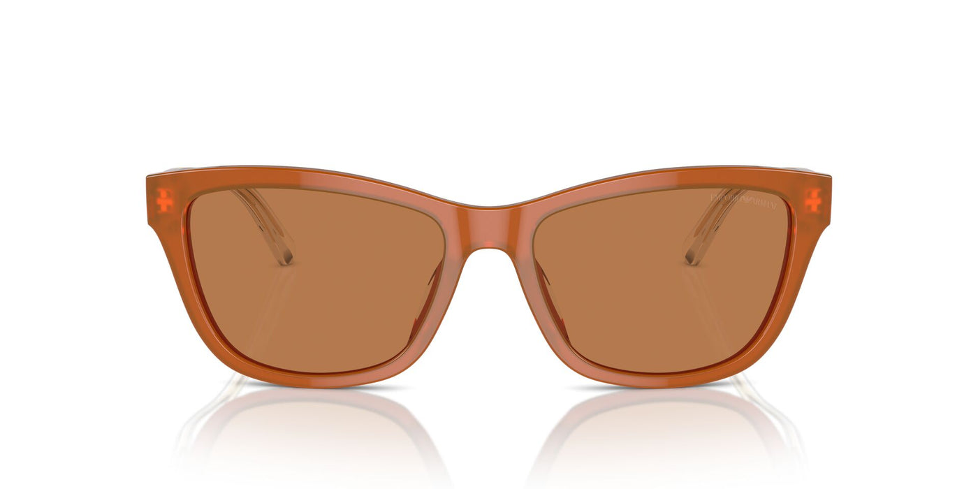 Emporio Armani EA4227U Opaline Orange/Brown #colour_opaline-orange-brown