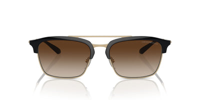 Emporio Armani EA4228 Shiny Black/Matte Pale Gold/Brown Gradient #colour_shiny-black-matte-pale-gold-brown-gradient