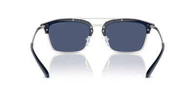 Emporio Armani EA4228 Shiny Blue/Matte Silver/Dark Blue #colour_shiny-blue-matte-silver-dark-blue