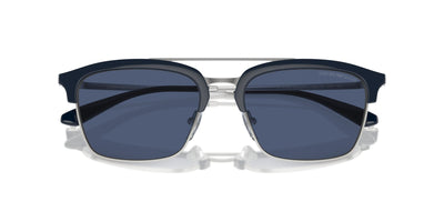 Emporio Armani EA4228 Shiny Blue/Matte Silver/Dark Blue #colour_shiny-blue-matte-silver-dark-blue