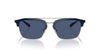 Emporio Armani EA4228 Shiny Blue/Matte Silver/Dark Blue #colour_shiny-blue-matte-silver-dark-blue
