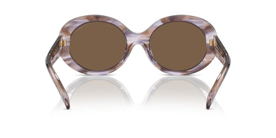 Emporio Armani EA4231U Striped Brown/Dark Brown #colour_striped-brown-dark-brown