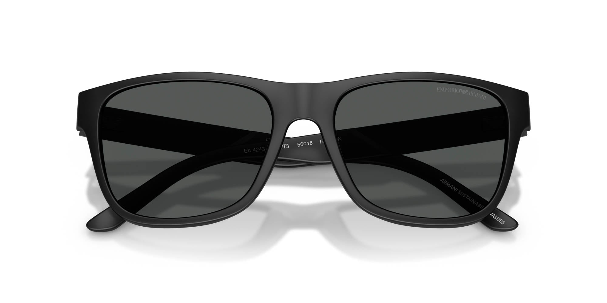 Emporio Armani EA4243 Square Sunglasses | Fashion Eyewear US