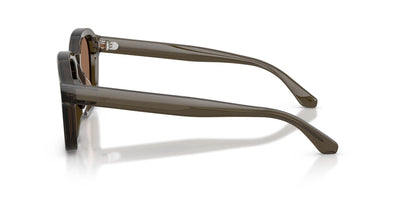 Emporio Armani EA4245U Shiny Transparent Grey/Dark Brown #colour_shiny-transparent-grey-dark-brown