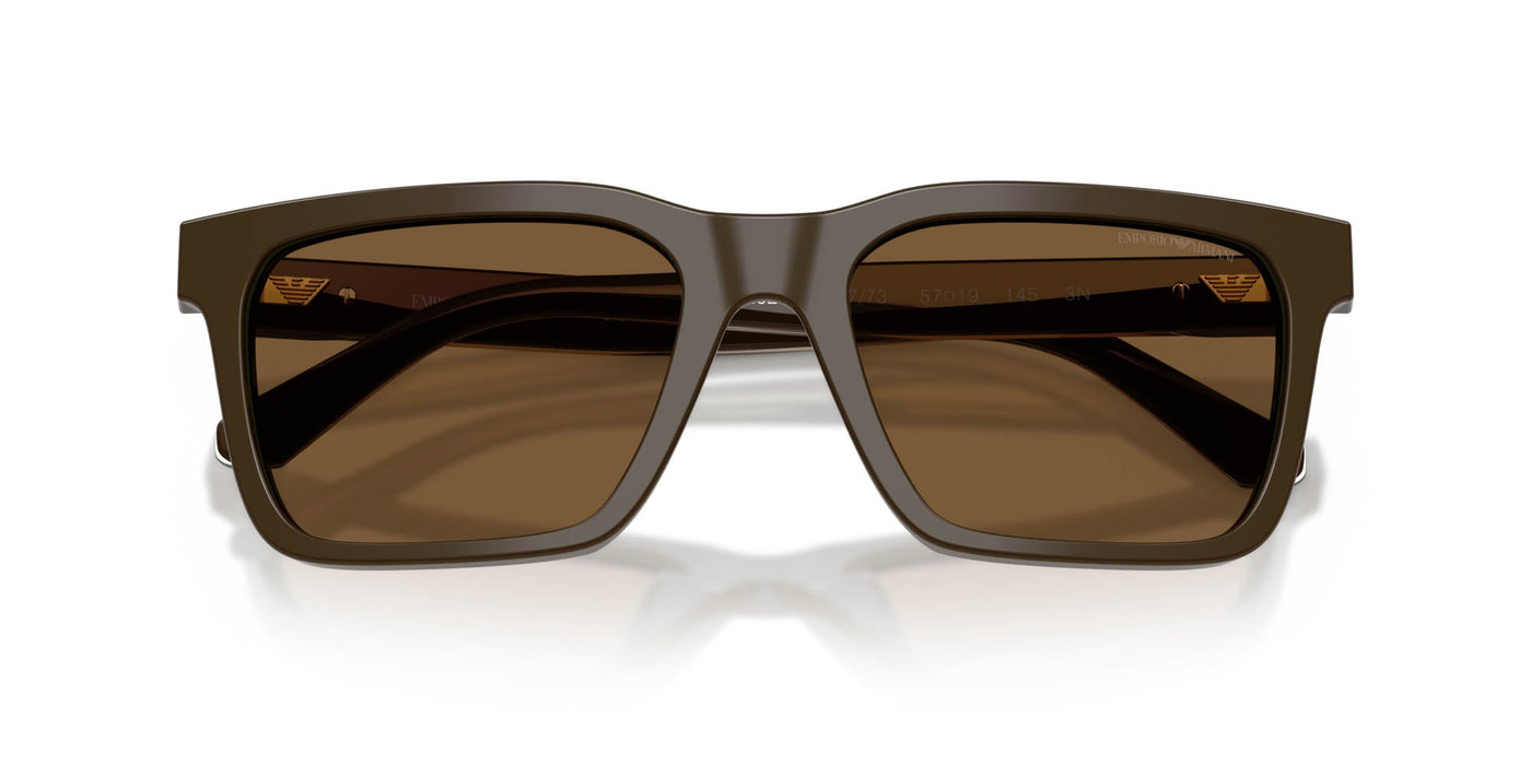 Emporio Armani EA4262U Shiny Brown/Brown #colour_shiny-brown-brown