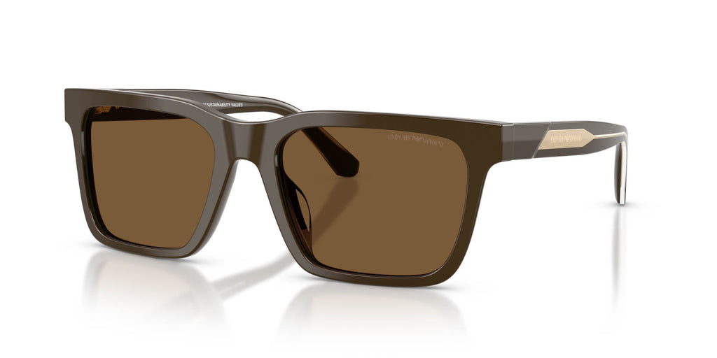 Emporio Armani EA4262U Shiny Brown/Brown #colour_shiny-brown-brown