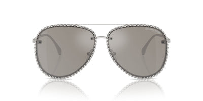 Michael Kors Portofino MK1147 Shiny Silver/Silver Mirror #colour_shiny-silver-silver-mirror