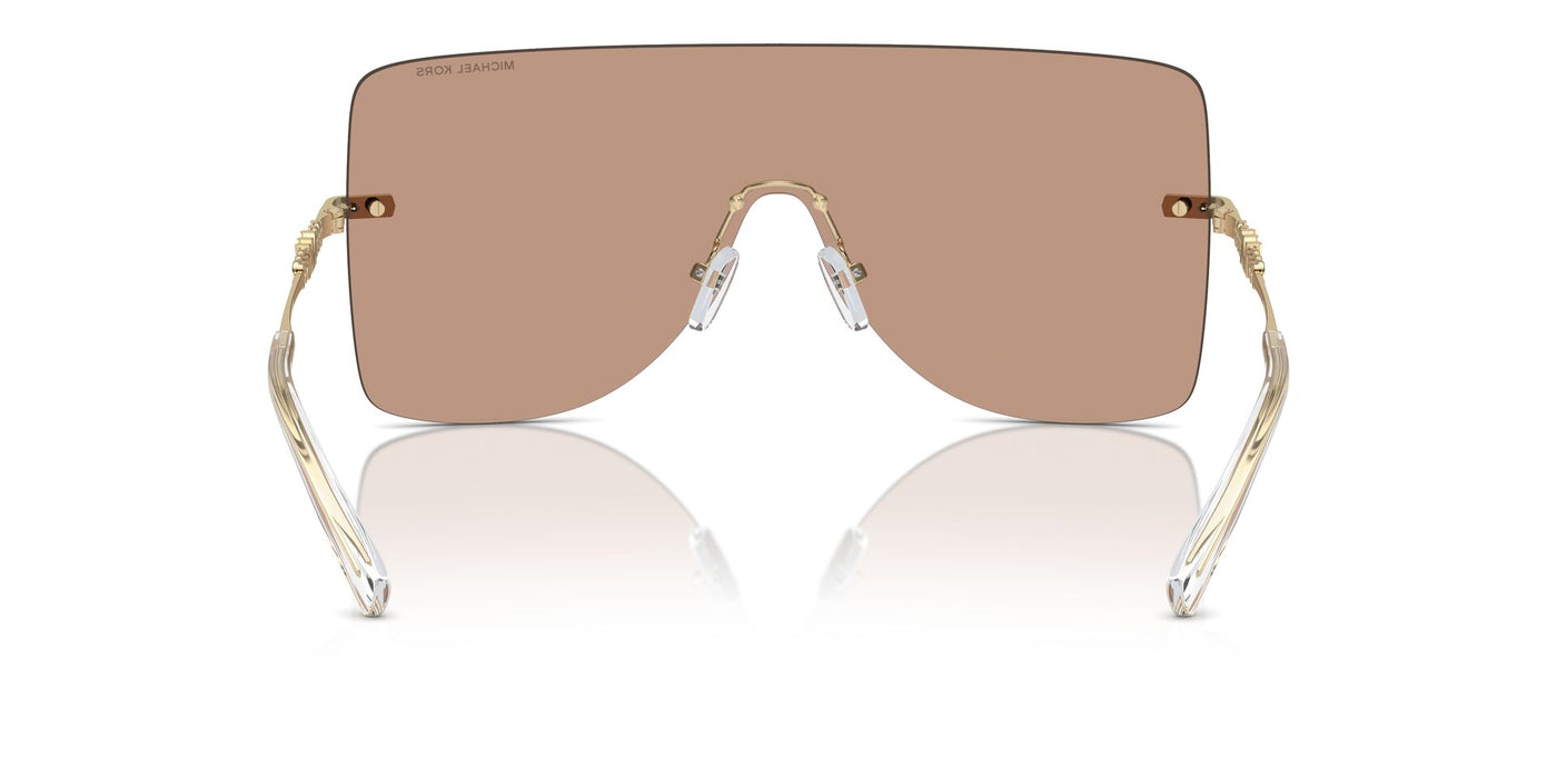 Michael Kors London MK1148 Brown Solid Back Mirror/Brown Black #colour_brown-solid-back-mirror-brown-black
