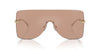 Michael Kors London MK1148 Brown Solid Back Mirror/Brown Black #colour_brown-solid-back-mirror-brown-black