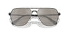 Michael Kors Keswick MK1156 Shiny Gunmetal/Silver Mirror #colour_shiny-gunmetal-silver-mirror