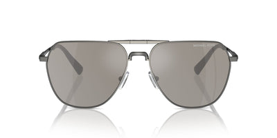 Michael Kors Keswick MK1156 Shiny Gunmetal/Silver Mirror #colour_shiny-gunmetal-silver-mirror