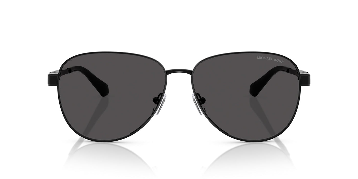 Michael Kors Biarritz MK1160 Black Shiny/Dark Grey Solid #colour_black-shiny-dark-grey-solid