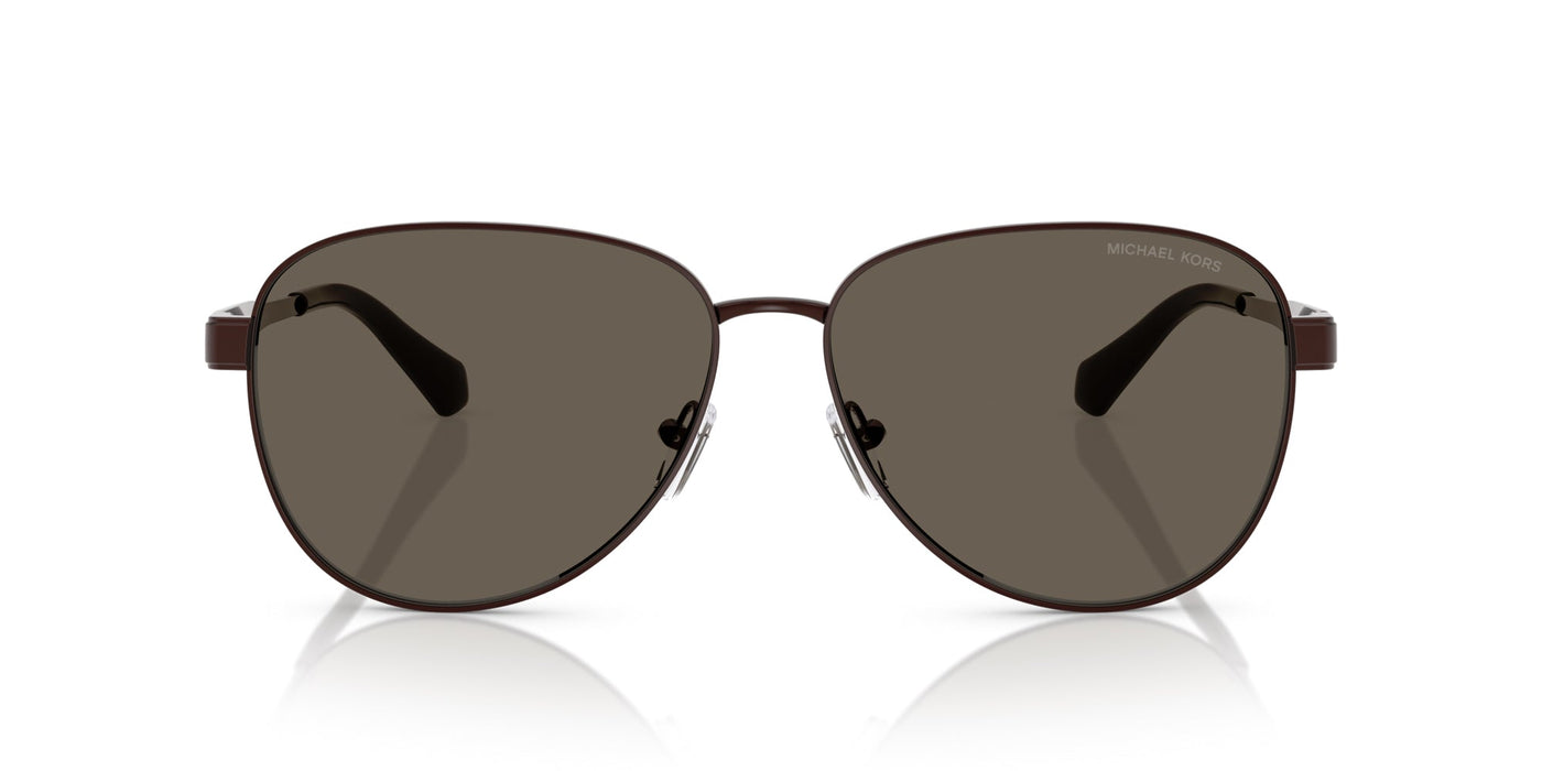 Michael Kors Biarritz MK1160 Chocolate Shiny/Chocolate Solid #colour_chocolate-shiny-chocolate-solid