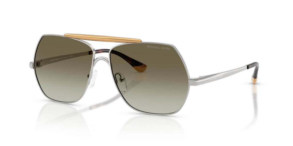 Michael Kors Denver MK1173 Shiny Silver/Green Gradient #colour_shiny-silver-green-gradient