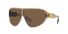 Michael Kors Empire Shield MK2194 Brown Transparent/Dark Brown #colour_brown-transparent-dark-brown