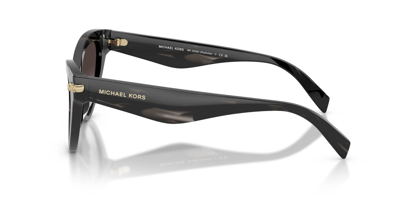 Michael Kors Roanoke MK2259U Black Horn/Light Grey Gradient #colour_black-horn-light-grey-gradient