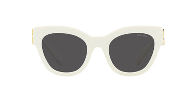 Miu Miu SMU01Y White/Dark Grey #colour_white-dark-grey