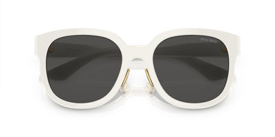 Miu Miu SMU01Z White/Dark Grey #colour_white-dark-grey