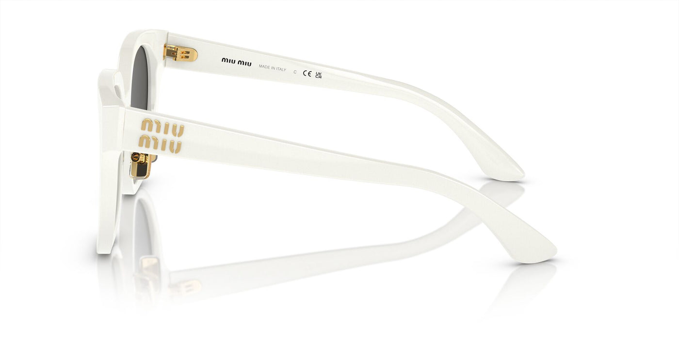 Miu Miu SMU01Z White/Dark Grey #colour_white-dark-grey