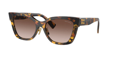 Miu Miu SMU02Z Honey Havana/Brown Gradient #colour_honey-havana-brown-gradient