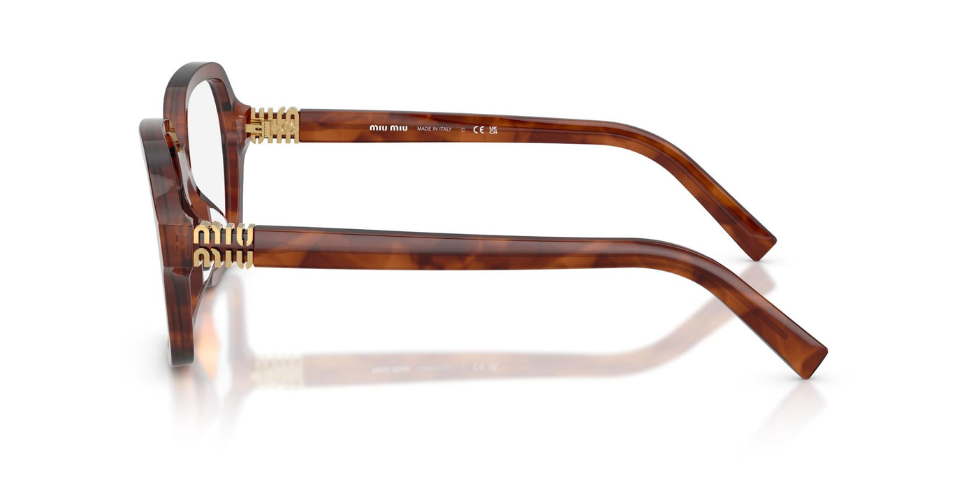 Miu Miu VMU03Y Striped Tobacco #colour_striped-tobacco