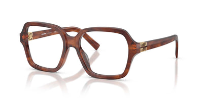 Miu Miu VMU03Y Striped Tobacco #colour_striped-tobacco