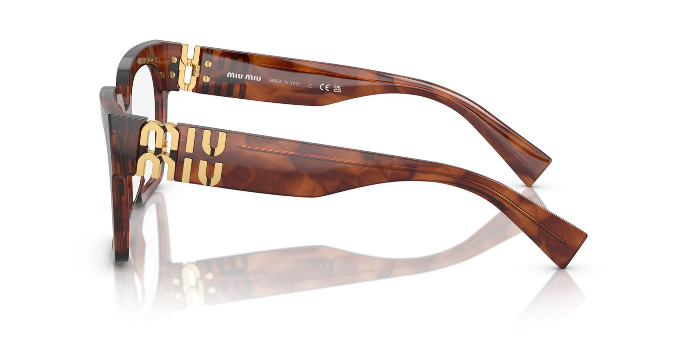 Miu Miu VMU04U Striped Tobacco #colour_striped-tobacco
